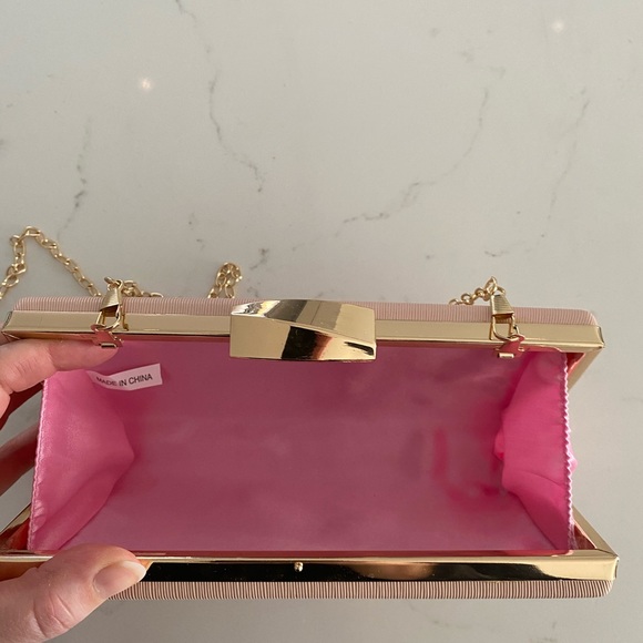 Light pink special occasion purse - Picture 2 of 5